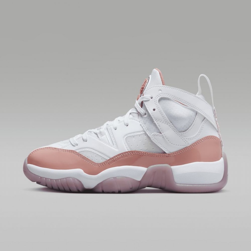 Nike Jumpman Two Trey Schoenen Dames Roze Wit Nederland | 298154-MVD