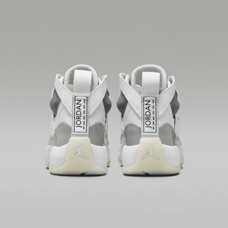 Nike Jumpman Two Trey Schoenen Dames Wit Grijs Nederland | 794623-UDQ