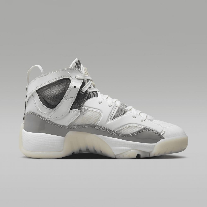 Nike Jumpman Two Trey Schoenen Dames Wit Grijs Nederland | 794623-UDQ