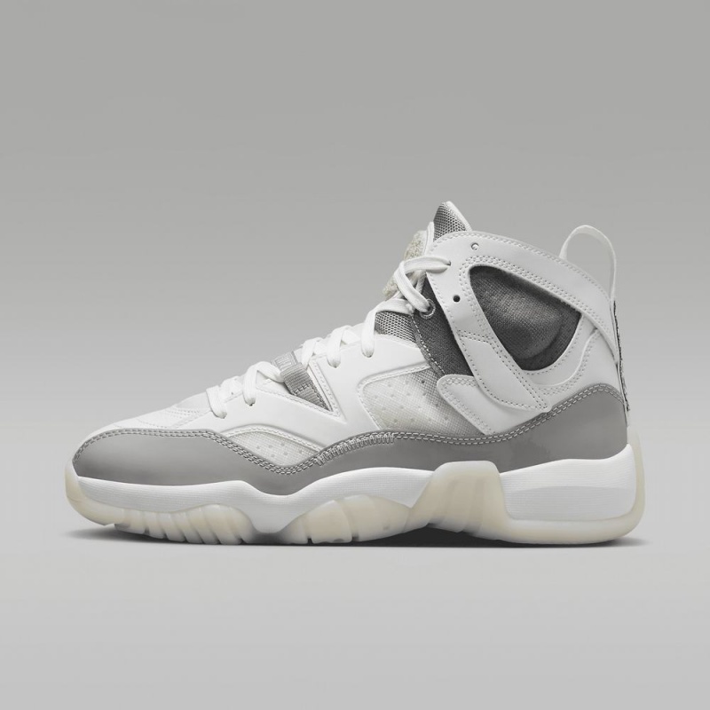 Nike Jumpman Two Trey Schoenen Dames Wit Grijs Nederland | 794623-UDQ