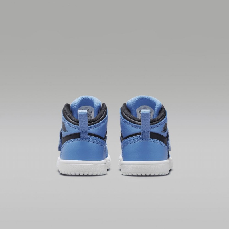 Nike Sky Jordan 1 Schoenen Kinderen Blauw Wit Zwart Nederland | 829754-WMF