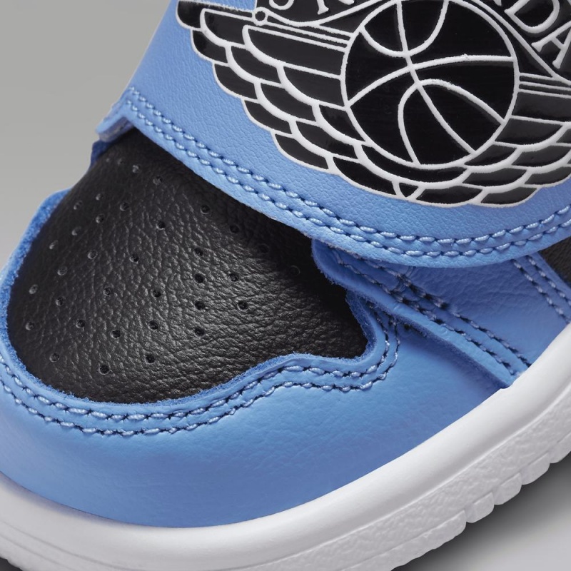 Nike Sky Jordan 1 Schoenen Kinderen Blauw Wit Zwart Nederland | 829754-WMF