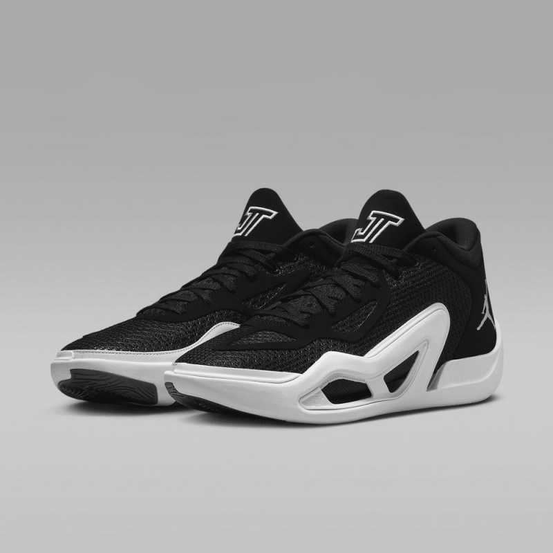 Nike Tatum 1 Team Bank Schoenen Heren Zwart Grijs Wit Nederland | 832067-QNJ