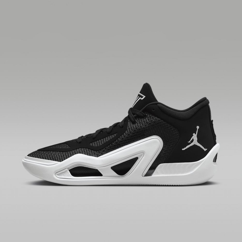 Nike Tatum 1 Team Bank Schoenen Heren Zwart Grijs Wit Nederland | 832067-QNJ