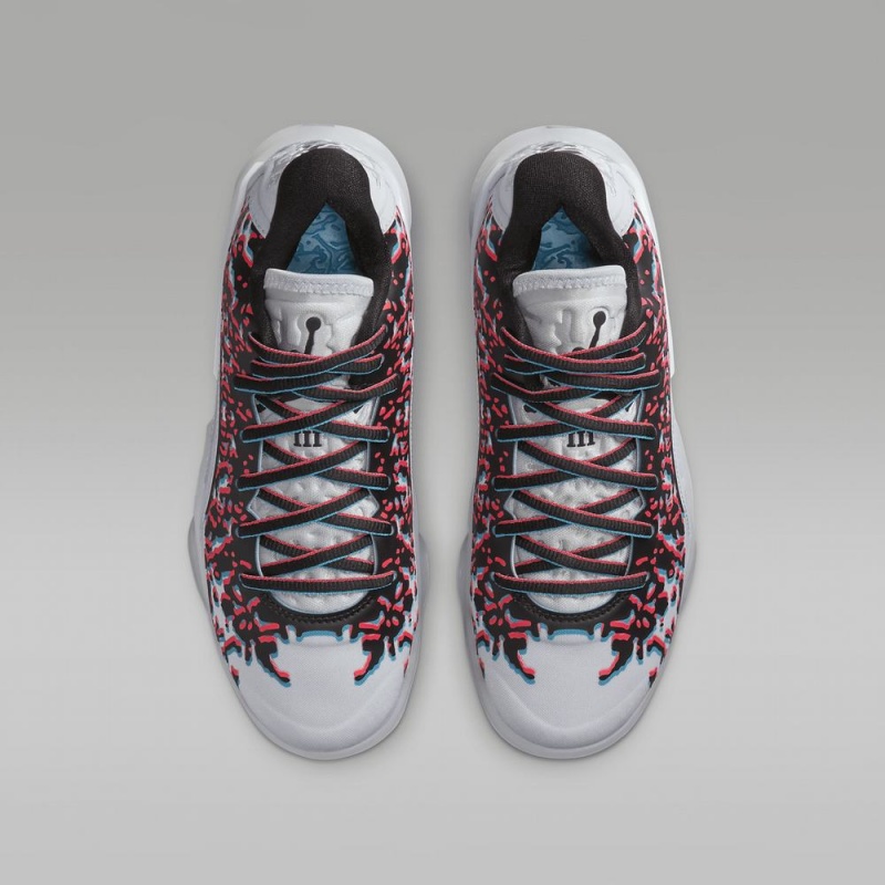 Nike Zion 3 NRG Schoenen Kinderen Grijs Rood Blauw Zwart Nederland | 852904-VQD
