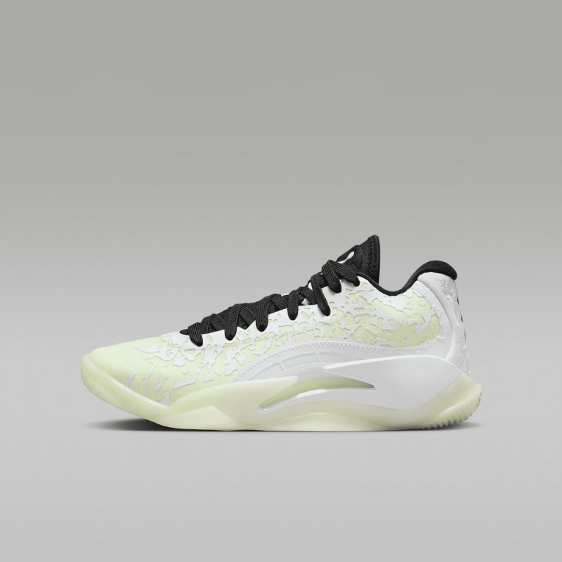Nike Zion 3 Schoenen Kinderen Lichtgroen Zwart Nederland | 328067-EPH