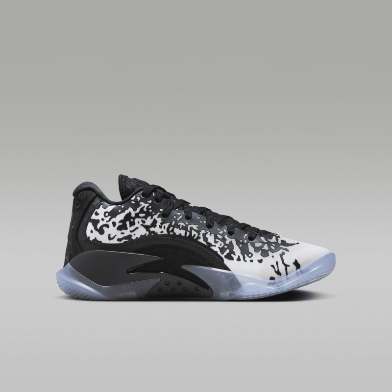 Nike Zion 3 Schoenen Kinderen Zwart Wit Nederland | 475136-XKC