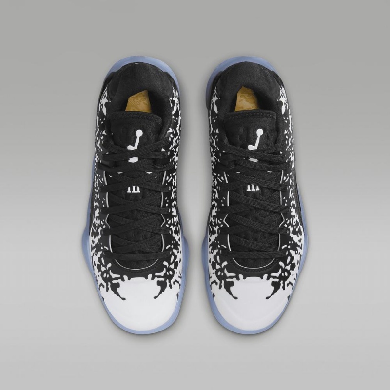Nike Zion 3 Schoenen Kinderen Zwart Wit Nederland | 475136-XKC